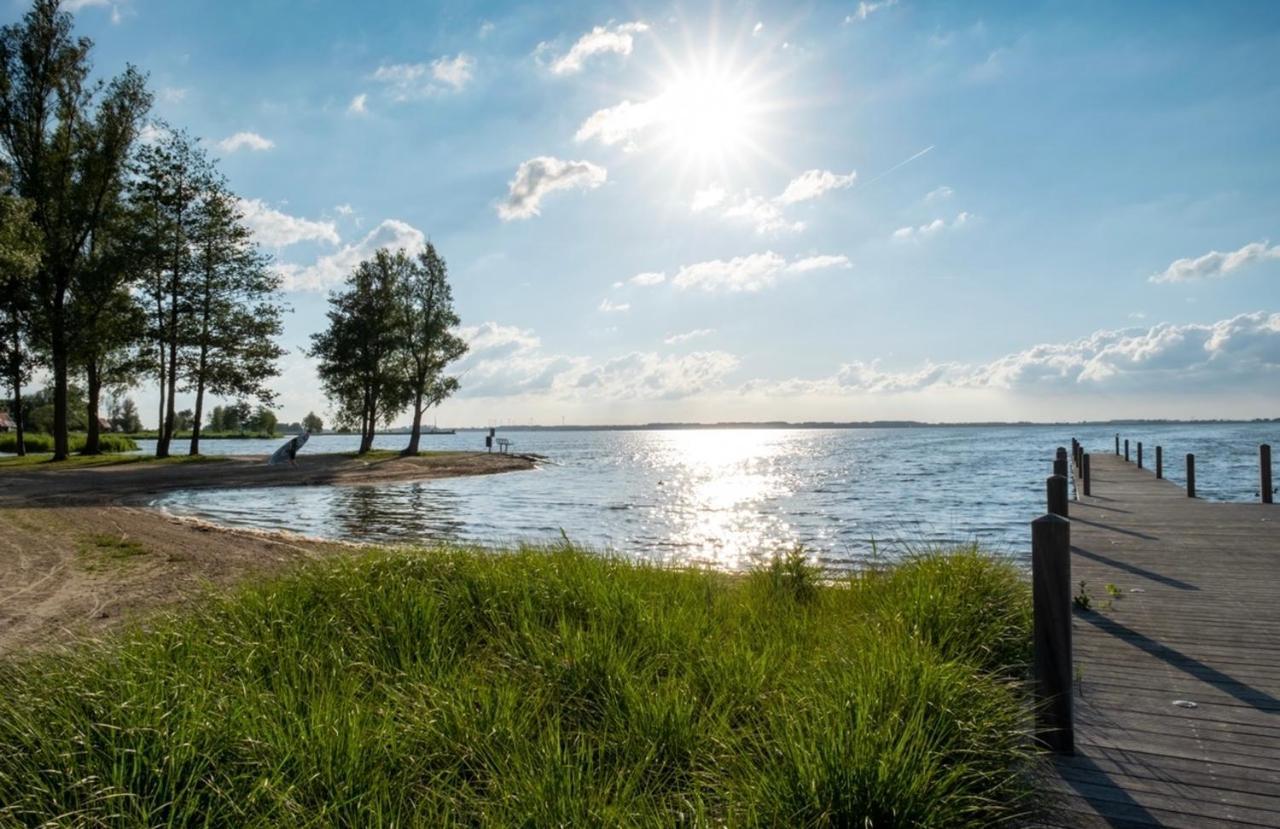 Luxus Cube Meerblick Veluwemeer Am Strand In Erster Reihe Hulshorst Luaran gambar
