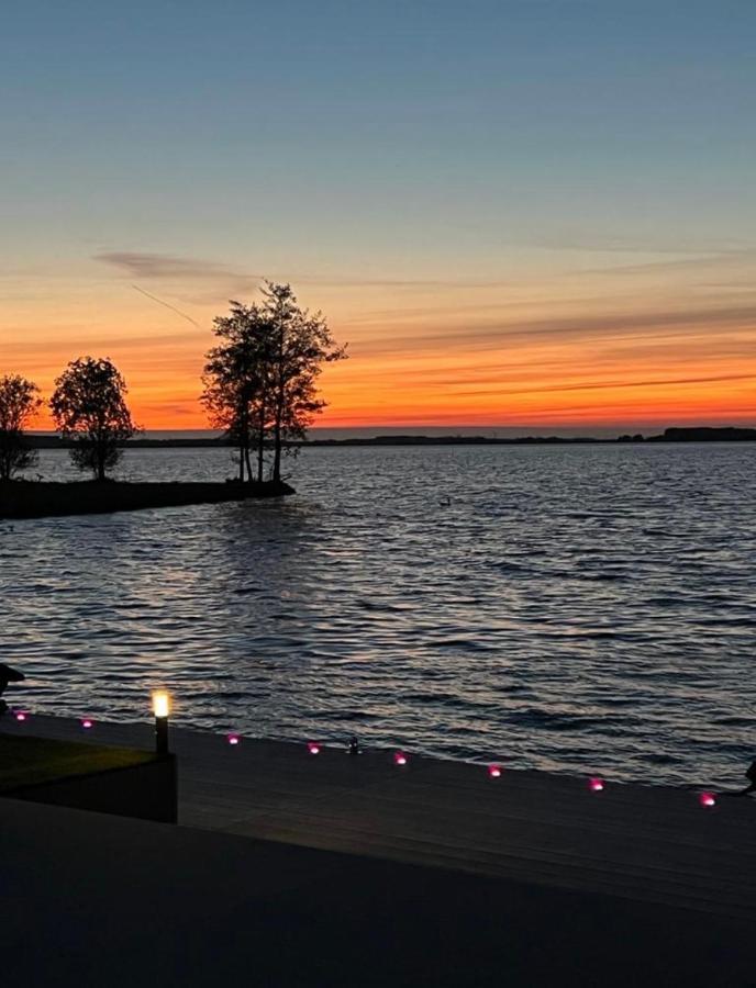 Luxus Cube Meerblick Veluwemeer Am Strand In Erster Reihe Hulshorst Luaran gambar