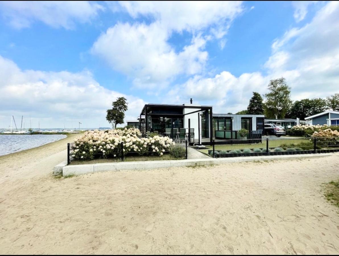Luxus Cube Meerblick Veluwemeer Am Strand In Erster Reihe Hulshorst Luaran gambar