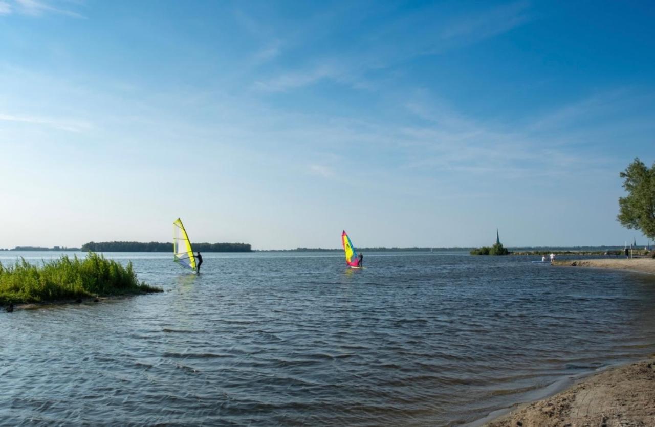 Luxus Cube Meerblick Veluwemeer Am Strand In Erster Reihe Hulshorst Luaran gambar