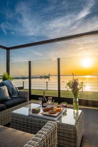 Luxus Cube Meerblick Veluwemeer Am Strand In Erster Reihe Hulshorst Luaran gambar